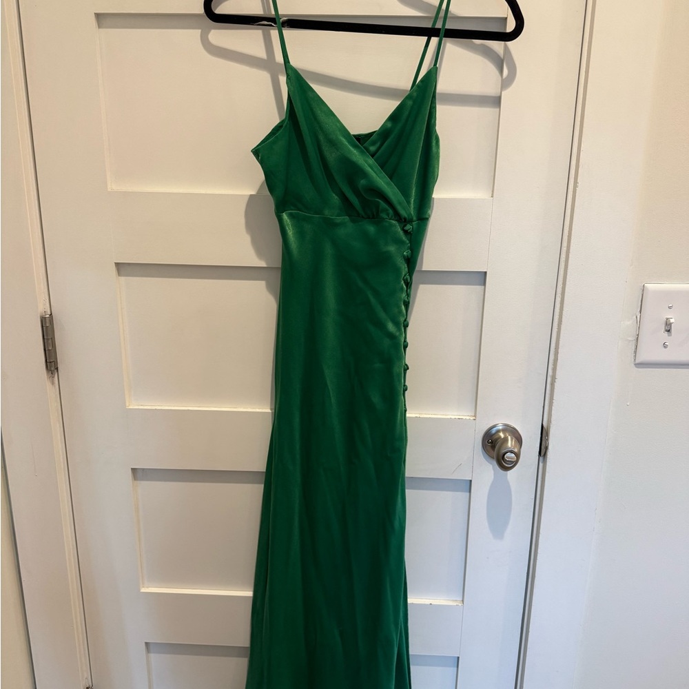 Zara Vibrant Green Maxi Dress